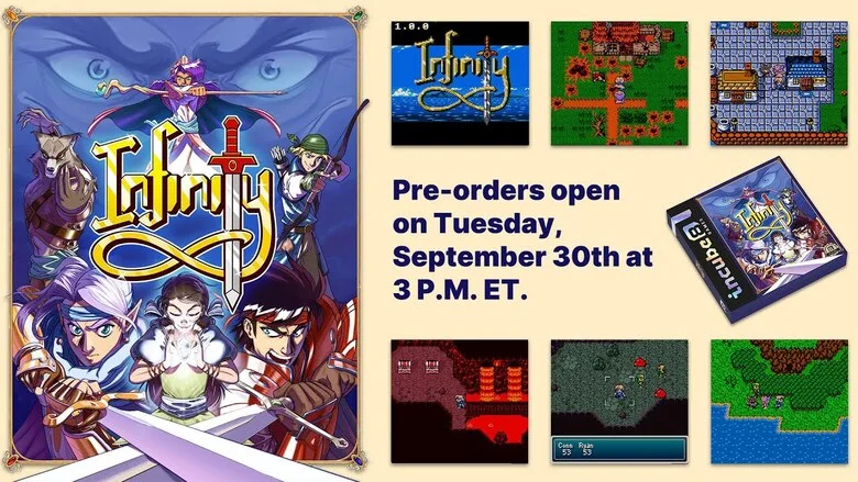Cancelled GBC RPG "Infinity" now set for physical release decades later