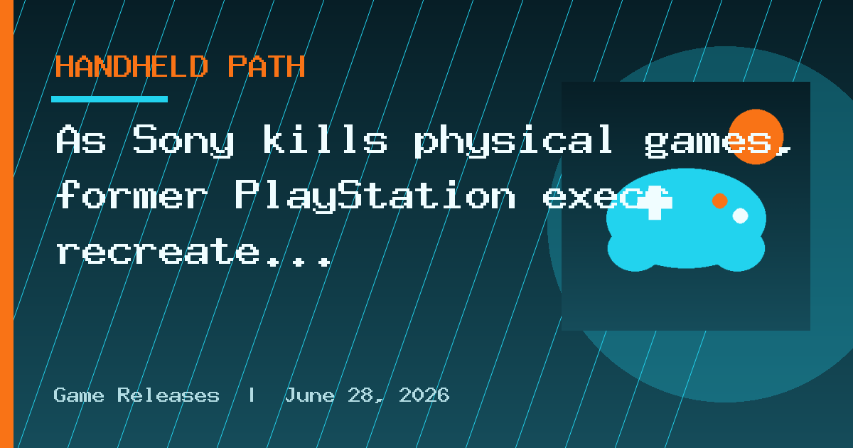 As Sony kills physical games, former PlayStation execs recreate now-infamous PS4