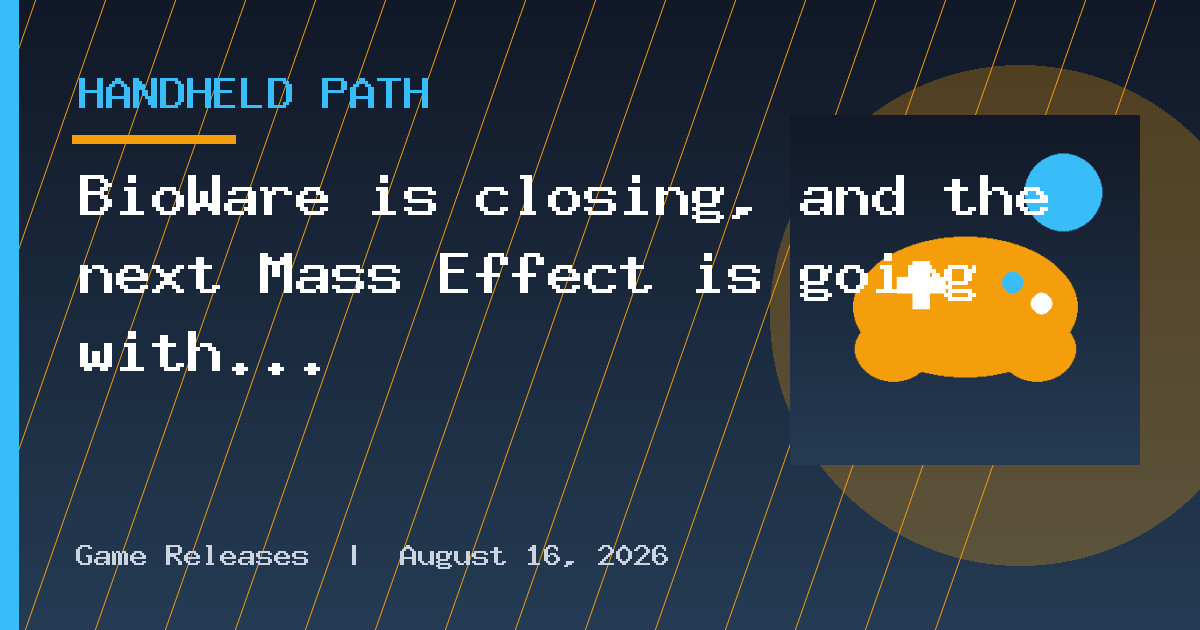 BioWare is closing, and the next Mass Effect is going with it