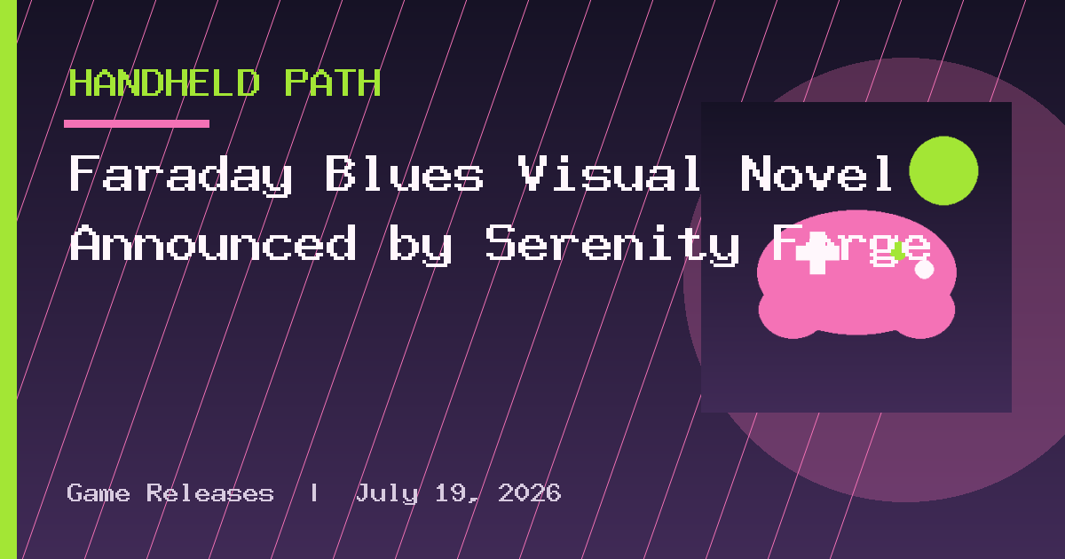 Faraday Blues Visual Novel Announced by Serenity Forge
