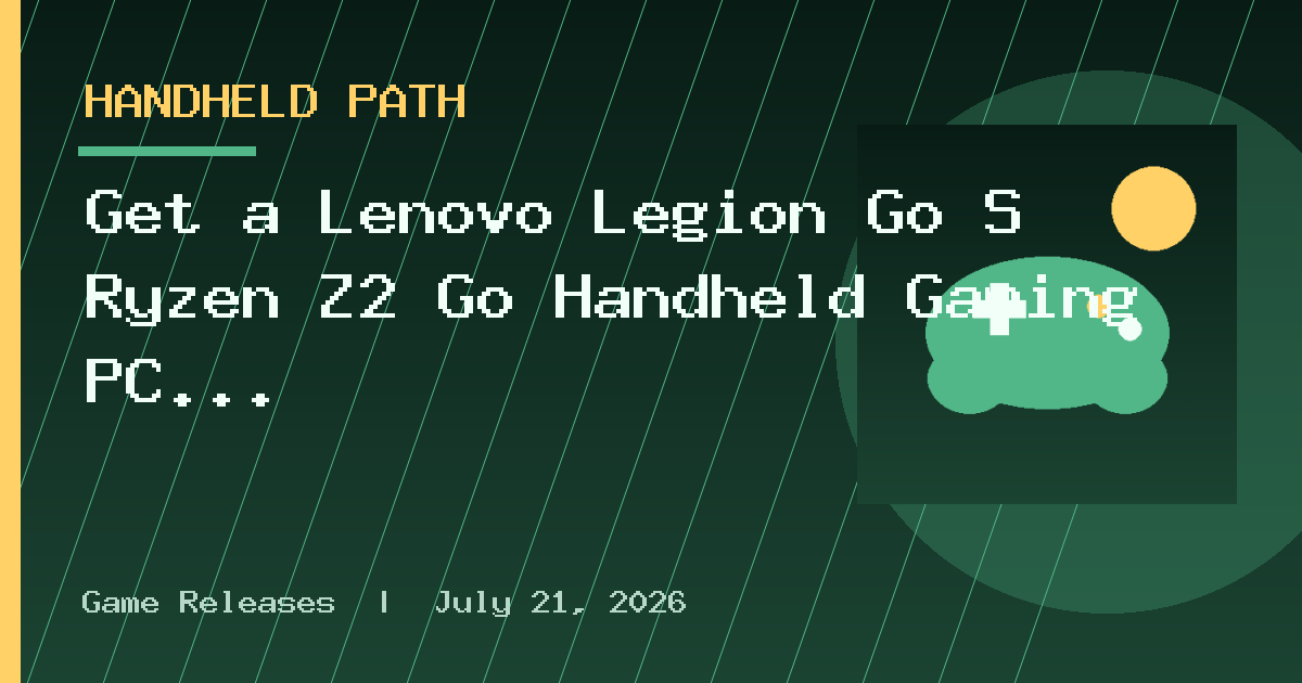 Get a Lenovo Legion Go S Ryzen Z2 Go Handheld Gaming PC in Excellent