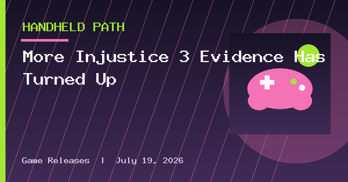 More Injustice 3 Evidence Has Turned Up