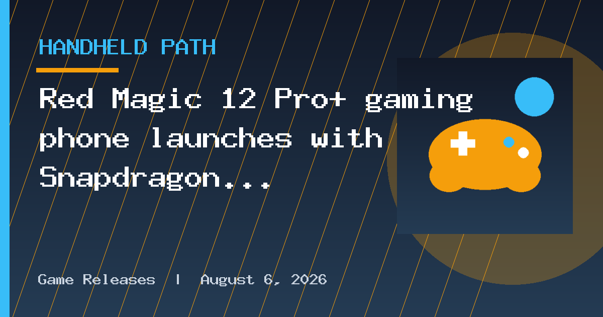 Red Magic 12 Pro+ gaming phone launches with Snapdragon 8 Elite Extreme Gen 6